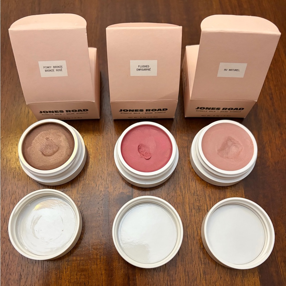 Jones Road Mini Miracle Balm - Pinky Bronze, Flushed, Au Naturel